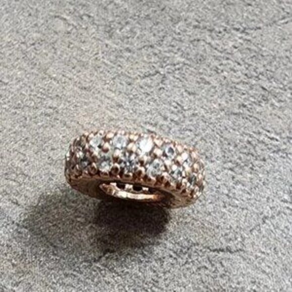 Pandora Clear Sparkle Spacer Charm - Picture 3 of 5